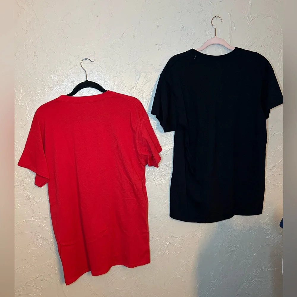 Smurf Christmas Graphic T‎ funny lot of 2 New with tags size large